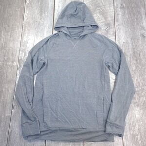 Icebreaker Mens Size Small Momentum Cool-Lite Hoodie Gray Performance Hoody
